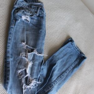 Abercrombie Boyfriend Ripped Jeans